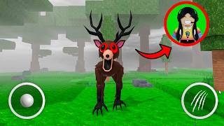 ME CONVIERTO EN EL CIERVO DE 99 NOCHES EN EL BOSQUE Y ASUSTO A MI HERMANITA 😈 roblox | paolazgames