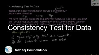 Consistency Test for Data