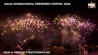 MALTA INTERNATIONAL FIREWORK FESTIVAL 2026 | TEAM 4 FIRED UP PYROTECHNICS INC | VALLETTA | POCKET 3