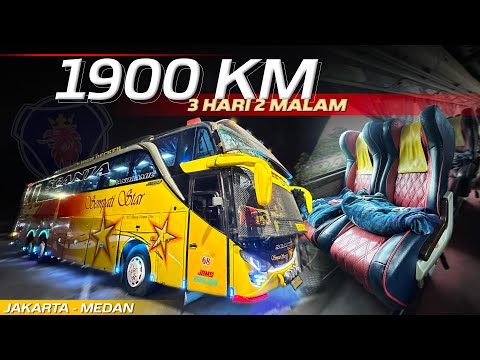 AKHIRNYA NAIK BUS SEMPATI STAR LAGI, MASIH ENAK⁉️Trip Jakarta - Medan with Sempati Star Scania K410