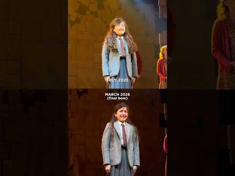 She’s grown in the role 🥹 Suki as Matilda