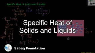 Specific Heat of Solids and Liquids