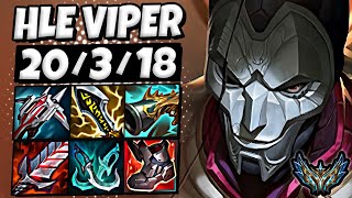 Jhin vs Lucian ADC [ HLE Viper ] Rank #6 Korea Challenger 25.15