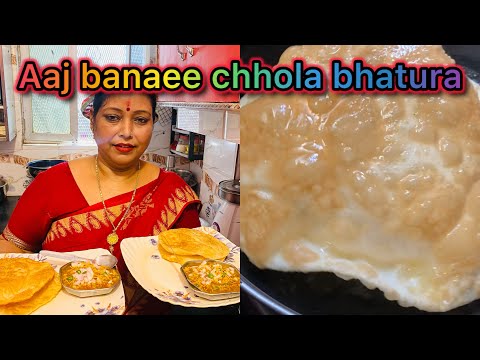 Sachin ke papa ke pasnd ka banaya chhola bhatura