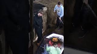 We Buried MrBeast Alive! (spoiler alert: Mrbeast survives) #shorts