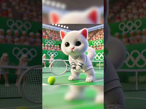 Cat athlete. #kucing #cat #funny #cute #cartoon #kucingku #cutecat
