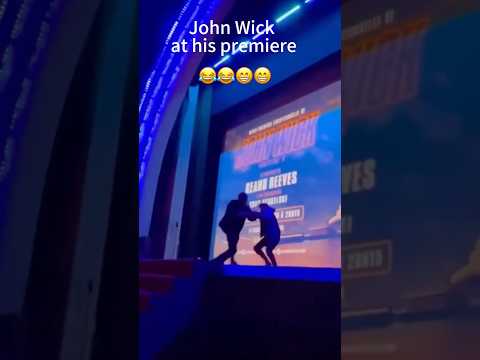 John Wick at his Premiere @KeanuReeves