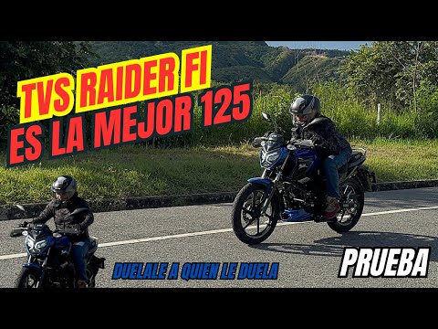🔴😱 PRUEBA nueva TVS RAIDER FI. 💥 ES lo MEJOR que tiene COLOMBIA en 125 y a MUCHOS LES DUELE