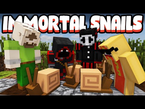 OP REALM SMP Members Meet Thier Immortal Snails!