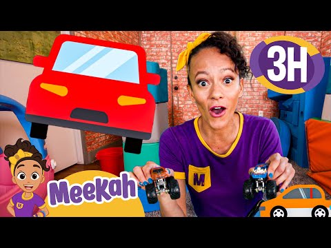 Meekah's Epic Toy Car Wash! | 3 HOURS OF MEEKAH | Educational Videos for Kids | Blippi & Meekah TV