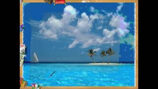 Crayola: Make a Masterpiece - Using All Magic Effects on Windows XP's Azul Wallpaper