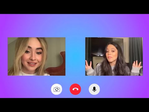 SABRINA CARPENTER AND JENNA ORTEGA FACETIME AND SPILL THE TEA (or rather espresso 🤭☕️)