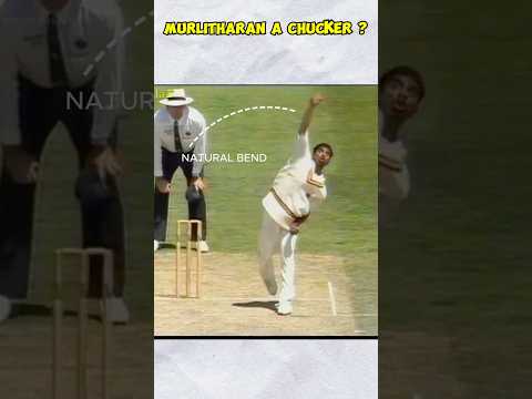 Murlitharan Chucking Controversy  #cricket #shorts #viratkohli