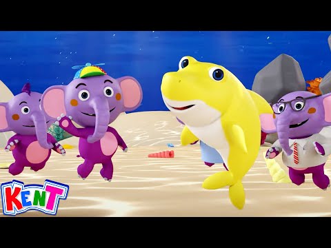 Kent The Elephant | Baby Shark Song 🦈 + More Fun Kids Songs and Nursery Rhymes