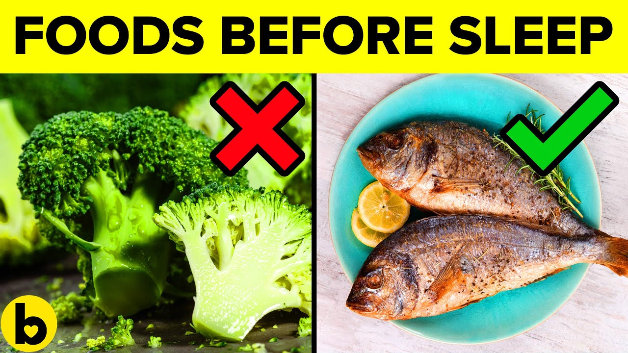 5 Foods you should and shouldn’t eat before you go to Sleep