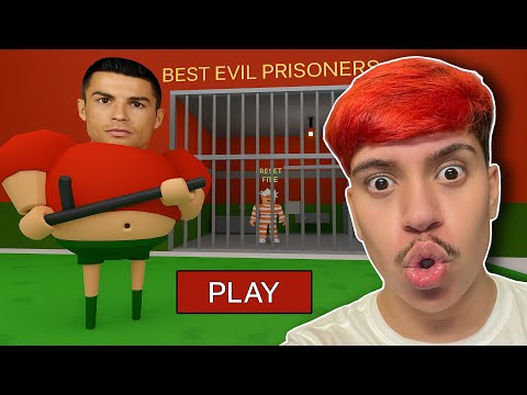 ESCAPE DA PRISÃO IMPOSSÍVEL DO CRISTIANO RONALDO NO ROBLOX!!