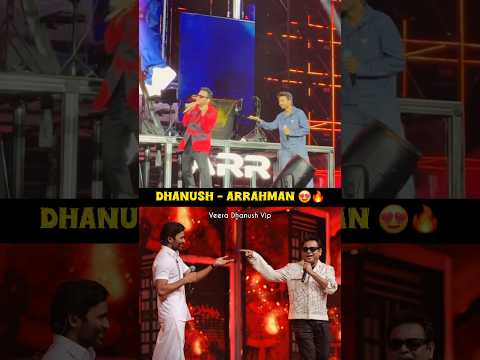 Usure Neethane ❤️✨ Dhanush Ar Rahman Live Performance 🎙️😍🔥 #ARRahmanConcert #trending #shorts #viral