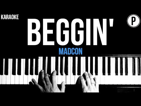 Madcon – Beggin’ Karaoke SLOWER Acoustic Piano Instrumental