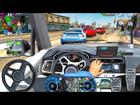 Taxi Driving Simulator 3D: Real Electric Drive Taxi Simulator 2025 - Car Game Android Gameplay