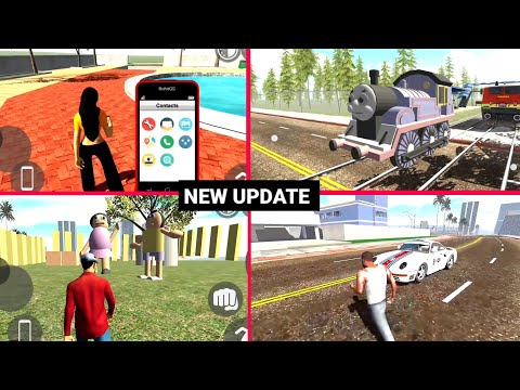 Indian Bike Driving 3d Game New Update l🤩 Train+New car in Indian Bikes Driving 3d All Cheat Code