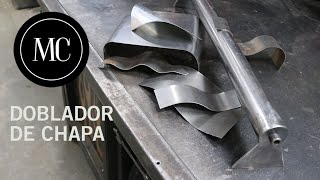 Dobladora de chapa sencilla y súper práctica!.