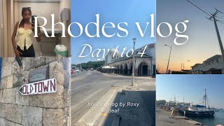 RHODES DAY 1,2,3&4