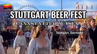 Oktoberfest Stuttgart, Germany 🇩🇪(Cannstatter Wasen Volksfest)