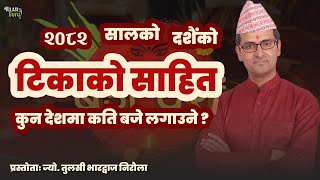 देशअनुसार टीका र जमरा लगाउने सही समय ।। Tulasi Guru