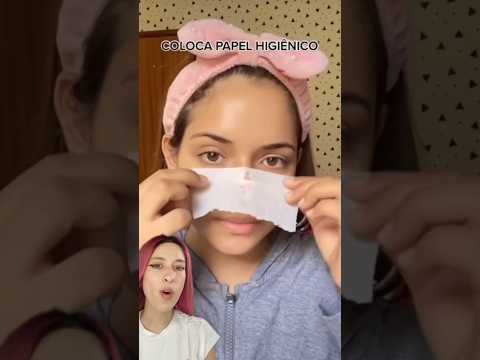 Quitando los puntos negros de la nariz con huevo 😯 #tips #skincare #beautiful