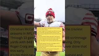 Christian McCaffrey Is Making NFL History #football #nfl #cfb