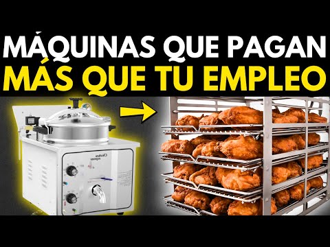 22 MÁQUINAS RENTABLES QUE HACEN MÁS DINERO QUE TU EMPLEO