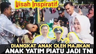 Kisah Haru Anak Yatim Piatu diangkat anak oleh majikannya kini Jadi Prajurit TNI