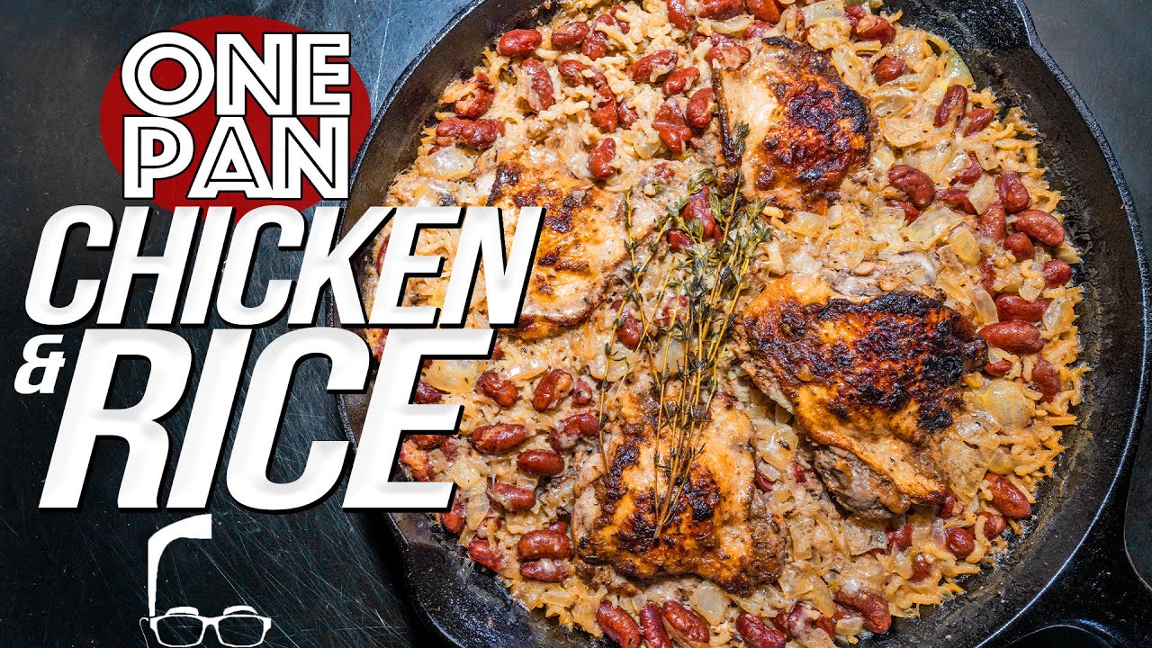 THE BEST ONE PAN CHICKEN & RICE DINNER (SPICY JERK)