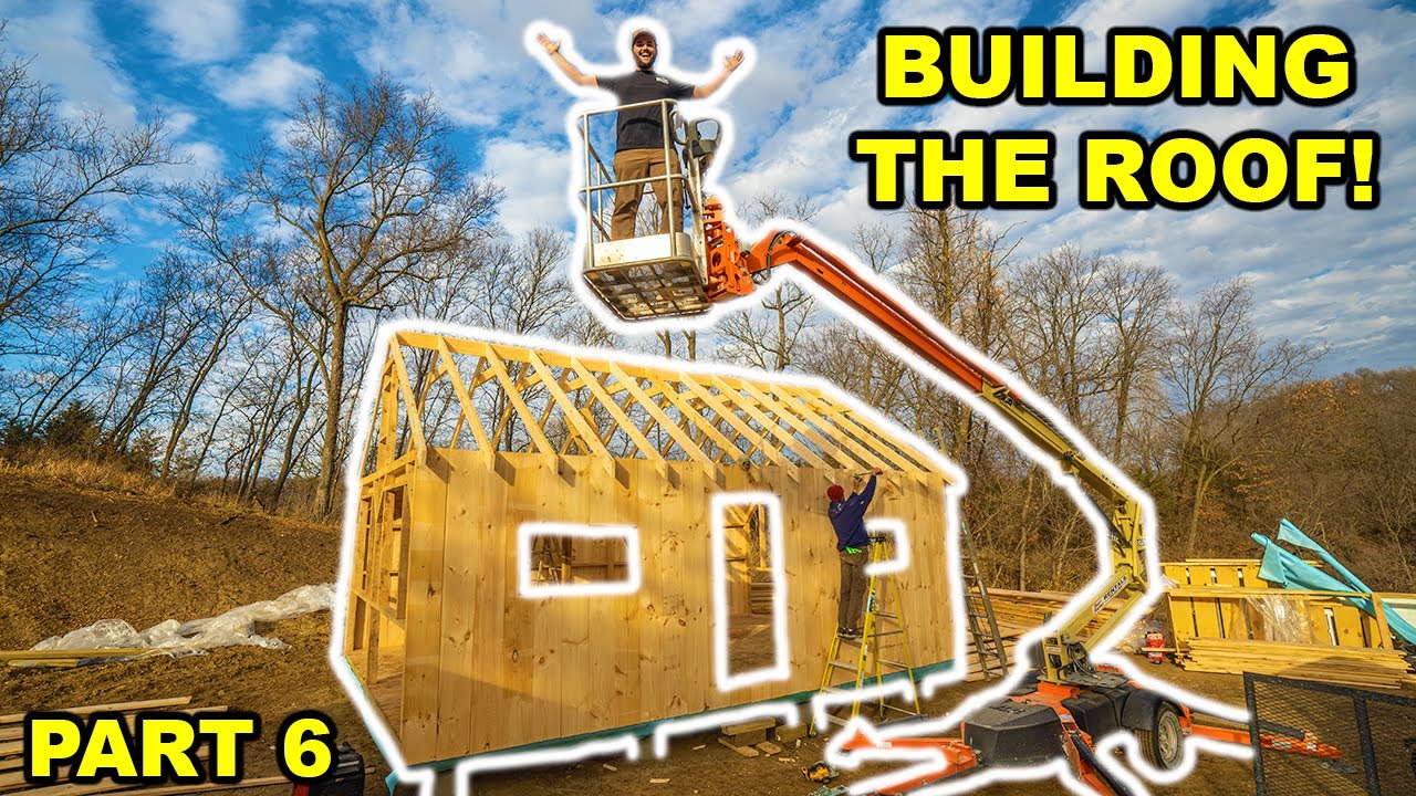 Building an OFF-GRID CABIN in My BACKYARD! (Part 6)