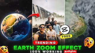 Trending instagram earth zoom out edit tutorial in tamil | capcut editing | #capcut #trending #editz