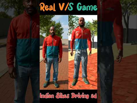 Game Life Vs Real Life: Indian Bikes Driving 3d #gamingshorts #viralshort #shorts