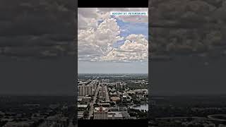 Typical summer day in Florida! #summer #weather #florida #stpete #timelapse