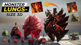 Monster Lungs Size Comparison | Sea Eater vs Bloop