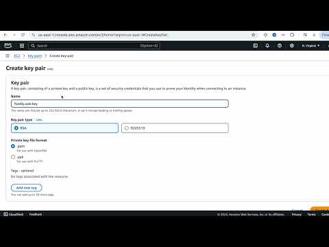 AWS EC2 Instance Generate Key