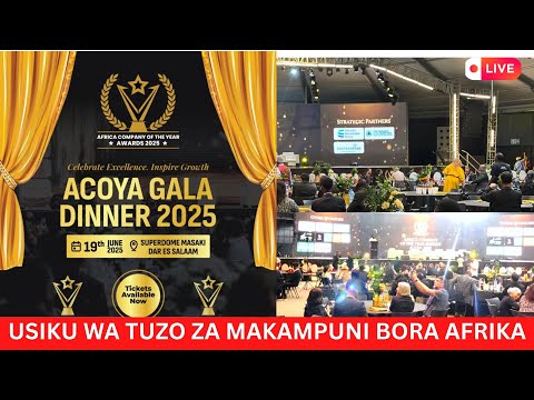 🔴#LIVE:  UTOAJI WA TUZO KWA MAKAMPUNI BORA YA MWAKA AFRIKA