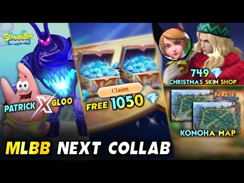 FREE 1050 DIAS | PATRICK x GLOO? | NEW KONOHA MAP | LIMITED CHRISTMAS SALE - Mobile Legends