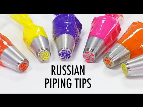 RUSSIAN PIPING TIPS - What are they & What do they do? - YouTube
