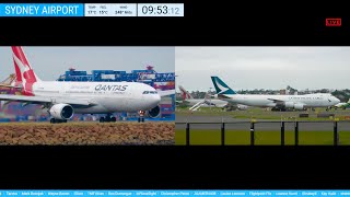 🔴 Dual Cam Live Plane-Spotting at Sydney Airport with Kurt & Tim 🔴