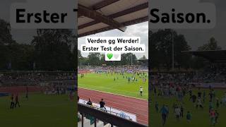 Verden gg Werder! Testspiel Vlog!⚽️💚🤍 #bremen #fussball #verden #svw