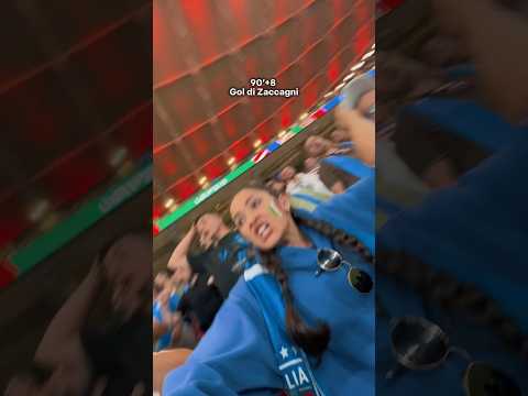 Reaction Live Gol di ZACCAGNI #Europei