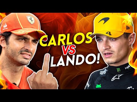 Why CARLOS flipped LANDO the bird?