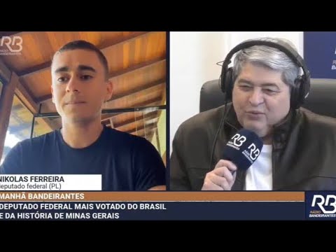 Datena se emociona - Entrevista com Nikolas Ferreira