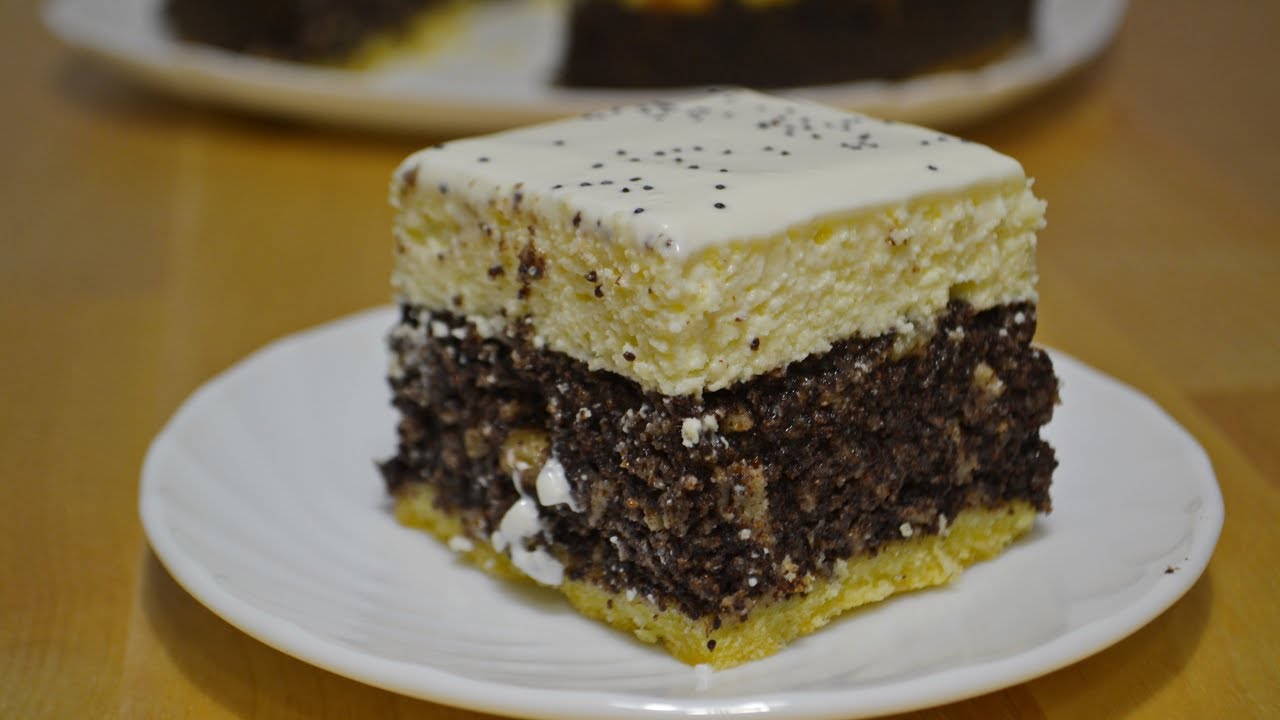 Творожно - Маковый Пирог Очень Нежный! Рождественская Выпечка Cottage cheese - poppy cake
