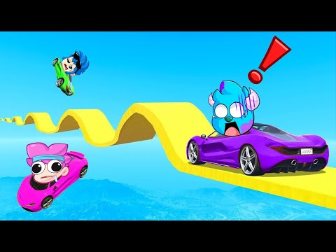 ¡El camino más loco en GTA 5 con obstáculos imposibles! 🚗💣 MONDONGO en FACE TO FACE