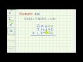 Understanding Decimal Addition